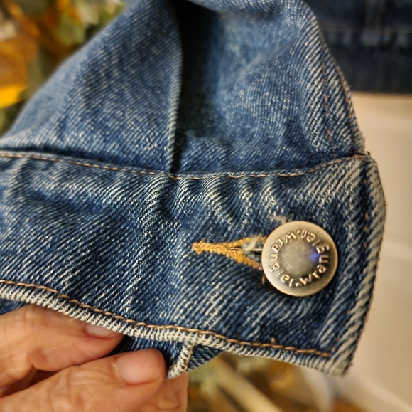 Wranglers hero VINTAGE heavy STURDY Denim Jacket xl men - Picture 7 of 13